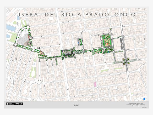 Zona peatonal nuevo Chinatown de Madrid