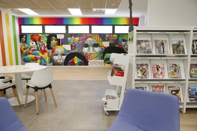 Biblioteca San Fermín: innovación, arte y sostenibilidad en Usera